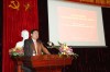 Bộ trưởng Đinh La Thăng trao đổi với Lớp bồi dưỡng dự nguồn cán bộ cao cấp về vấn đề quy hoạch và phát triển GTVT